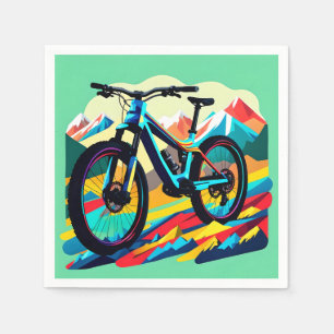 Serviette En Papier VTT Art VTT Downhill