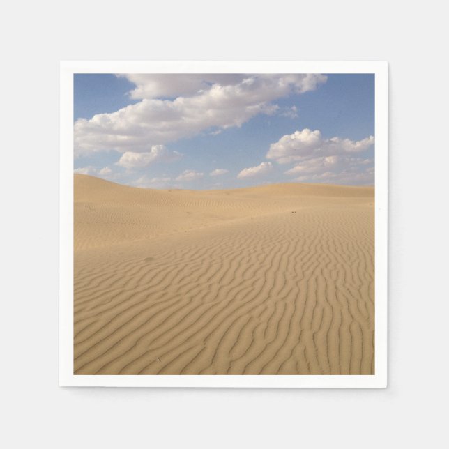 Serviette En Papier Vue journalière du désert (Devant)