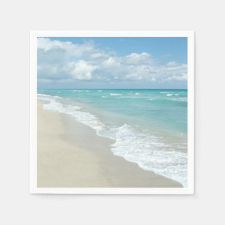 Serviette En Papier Vue sur la plage de détente extrême