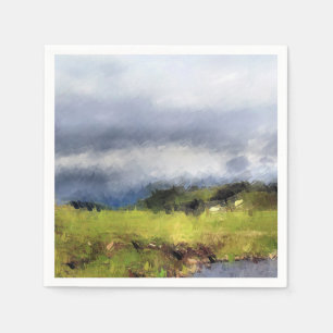 SERVIETTE EN PAPIER VUES DES ALLES