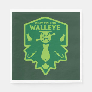 Serviette En Papier Walleye Fishing Canada