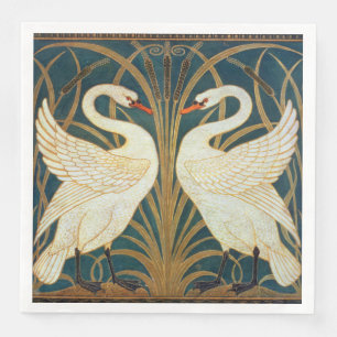 Serviette En Papier Walter Crane Swan