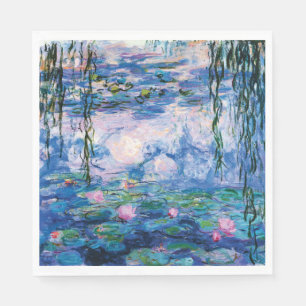 Serviette En Papier Water Lilies by Claude Monet