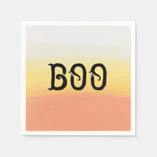 Serviette En Papier Watercolor Candy Corn Halloween Boo