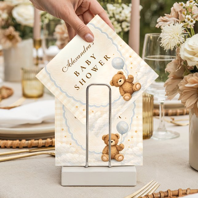 Serviette En Papier We Can Bearly Wait Teddy Bear Baby Shower (Créateur téléchargé)