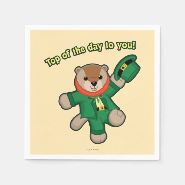 Serviette En Papier Webkinz Leprachaun (Devant)