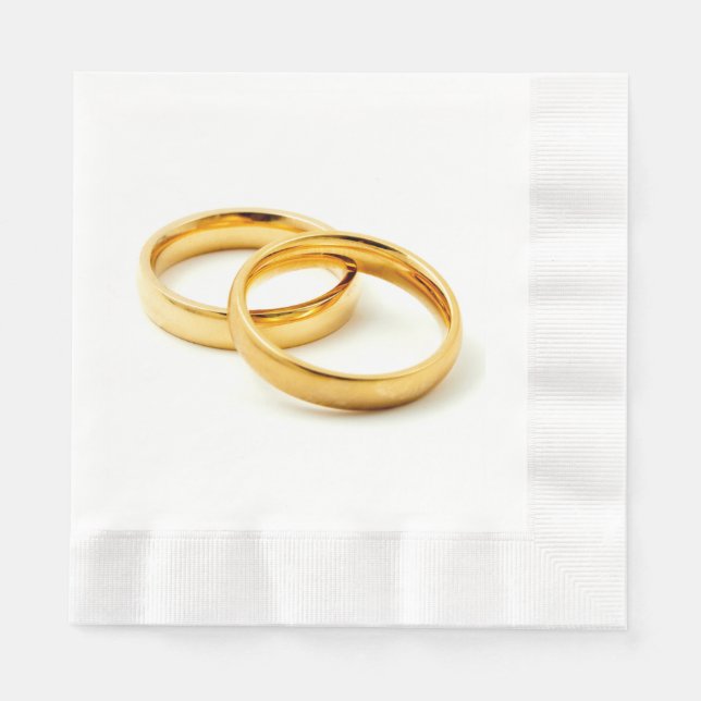 Serviette En Papier Wedding (Devant)