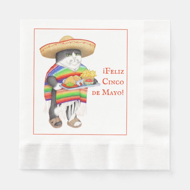 Serviette En Papier WENDELITO Cinco de Mayo Rein (Devant)