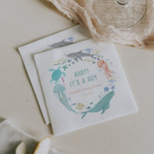 Whale Ahoy C'est un Baby shower garçon