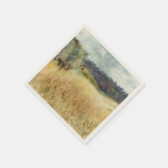 Serviette En Papier Wheatfield par Auguste Renoir (Coin)