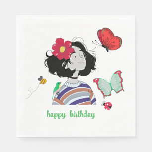 Serviette En Papier Where Spring Meets Me