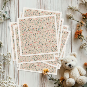 Serviette En Papier Whimsical Boho Garden Party Baby in Bloom Shower