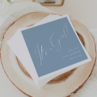Whimsical Dusty Blue C'est un Baby shower de fille