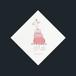 Serviette En Papier Whimsical Rose Girl Daisy Birthday Cake Kids Party<br><div class="desc">Conçu par fat*fa*tin. Facile à customiser avec votre propre texte, photo ou image. Pour des demandes personnalisées, veuillez contacter fat*fa*tin directement. Des frais personnalisés s'appliquent. www.zazzle.com/fat_fa_tin www.zazzle.com/color_therapy www.zazzle.com/fatfatin_blue_knot www.zazzle.com/fatfatin_red_knot www.zazzle.com/fatfatin_mini_me www.zazzle.com/fatfatin_box www.zazzle.com/fatfatin_design www.zazzle.com/fatfatin_ink</div>