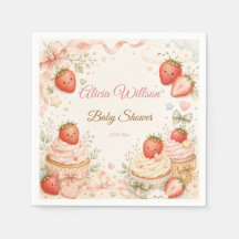 Whimsical Strawberry Baby Shower