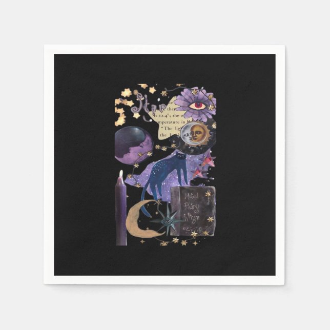 Serviette En Papier Whimsigoth esthétique 90s (Devant)