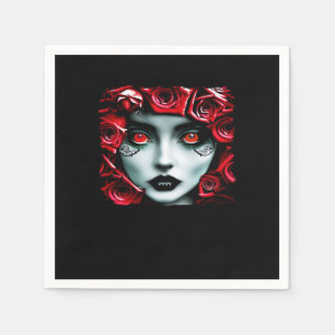 Serviette En Papier Whimsigoth - Forêts mystiques et magie de la lune