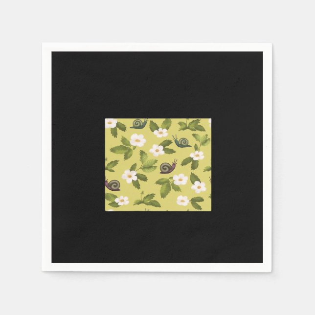 Serviette En Papier Whimsigoth Snail Classic (Devant)