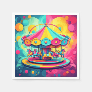 SERVIETTE EN PAPIER " WHIRLLING WONDER "