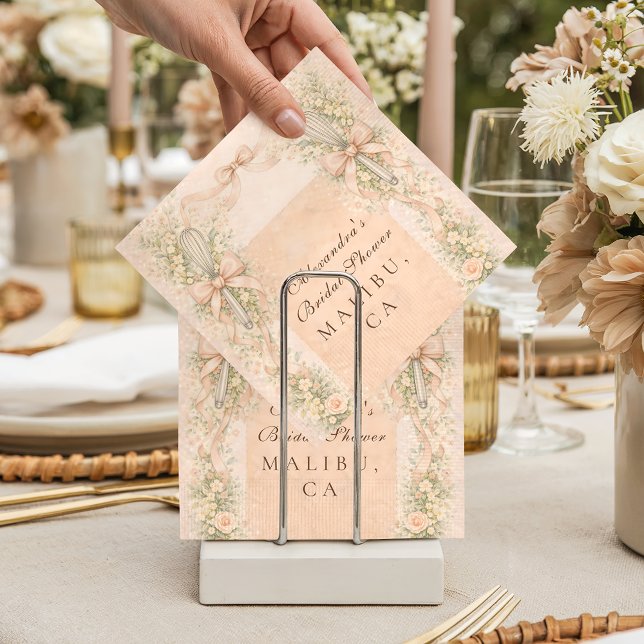Serviette En Papier Whisked Away Kitchen Bridal Shower (Créateur téléchargé)