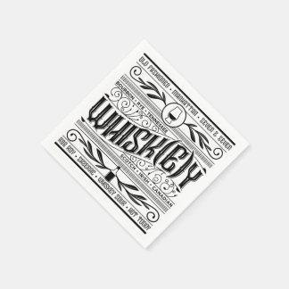 Serviette En Papier Whiskey / Whisky Napkin