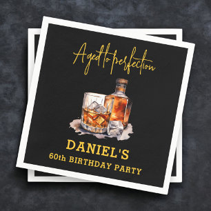 Serviette En Papier Whisky Parfait pour les 60 ans