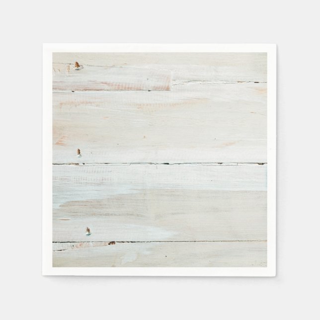 Serviette En Papier White Woodgrain (Devant)