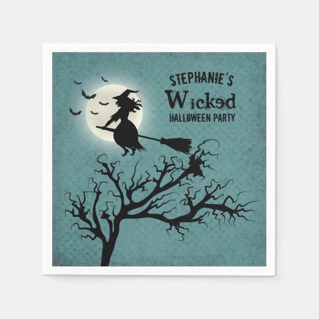 Serviette En Papier Wicked Witch (Devant)
