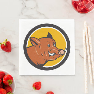 Serviette En Papier Wild Boar
