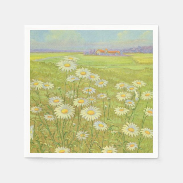 Serviette En Papier Wild Daisy par Cargill, 1937 (Devant)