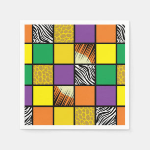 Serviette En Papier Wild One 1er anniversaire de fête Safari