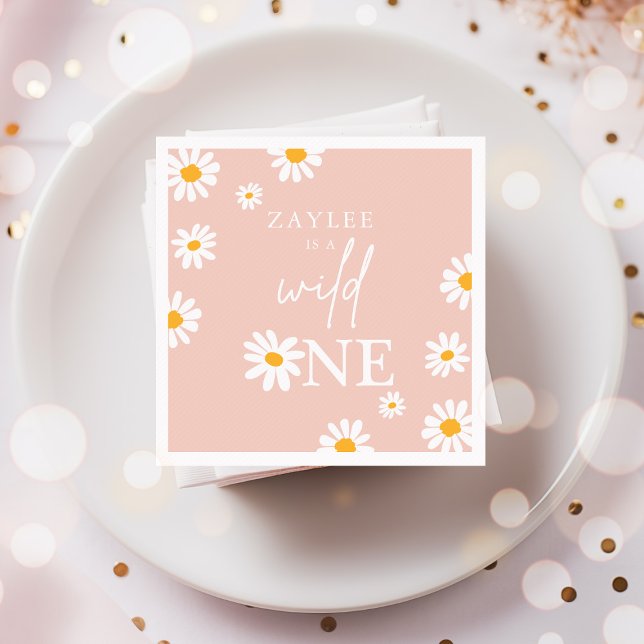 Serviette En Papier Wild One 1er anniversaire fête Bohème Super Décor (Créateur téléchargé)