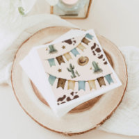 Wild West Boy Première Rodéo 1ère fête d'anniversa