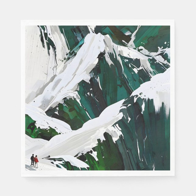 Serviette En Papier Wilderness in Motion (Devant)