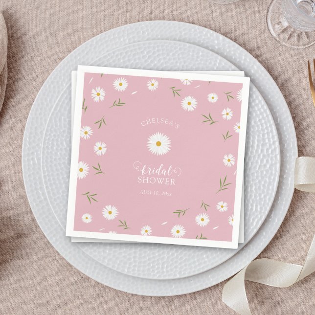 Serviette En Papier Wildflowers Foliage Greenery Garden Bridal Shower (Créateur téléchargé)