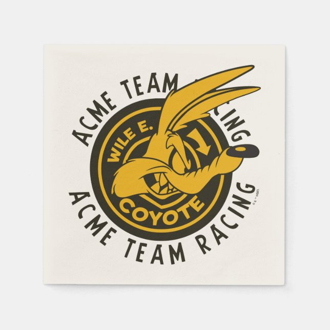 Serviette En Papier WILE E. COYOTE™ Acme Team Racing (Devant)