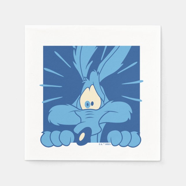 Serviette En Papier WILE E. COYOTE™ Shocked Expression (Devant)
