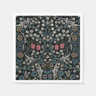 Serviette En Papier William Morris Blackthorn Floral Art Nouveau
