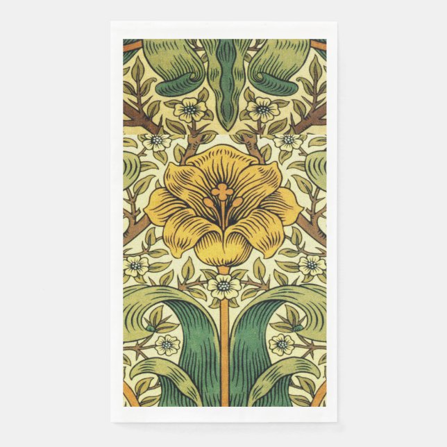 Serviette En Papier William Morris Classic Floral (Devant)