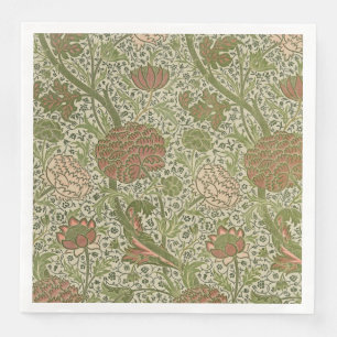 Serviette En Papier William Morris Cray Fleur de Sage Floral Botanique