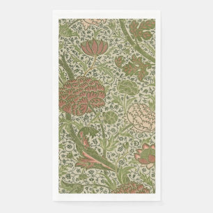 Serviette En Papier William Morris Cray Fleur de Sauge Floral Botaniqu