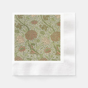 Serviette En Papier William Morris Cray Fleur de Sauge Floral Botaniqu