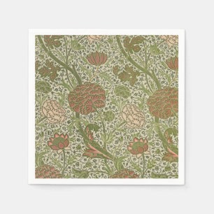 Serviette En Papier William Morris Cray Fleur de Sauge Floral Botaniqu