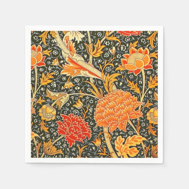 Serviette En Papier William Morris Cray Fond d'écran Motif (Devant)