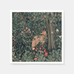 Serviette En Papier William Morris Faune sauvage Fox