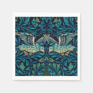 Serviette En Papier William Morris - Fleurs et oiseaux vintage