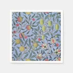 Serviette En Papier William Morris Fruit grenade bleu ornement