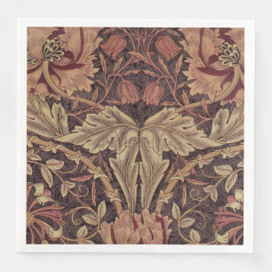 Serviette En Papier William Morris Honeysuckle, Vintage, 1876