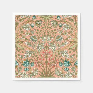 Serviette En Papier William Morris Hyacinth Flower Rose Art