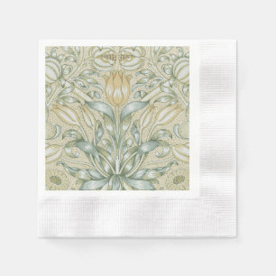 Serviette En Papier William Morris Lily et de la grenade classique